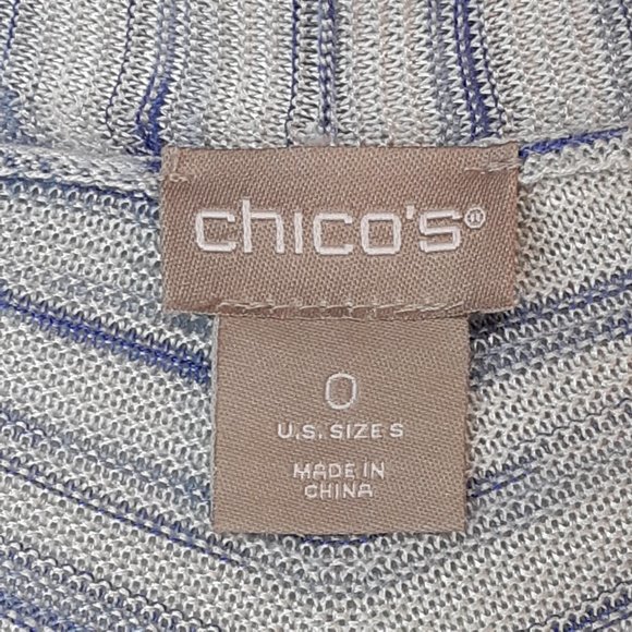 Stripe Pattern Open Front Cardigan🪞⛓️ - Picture 4 of 15